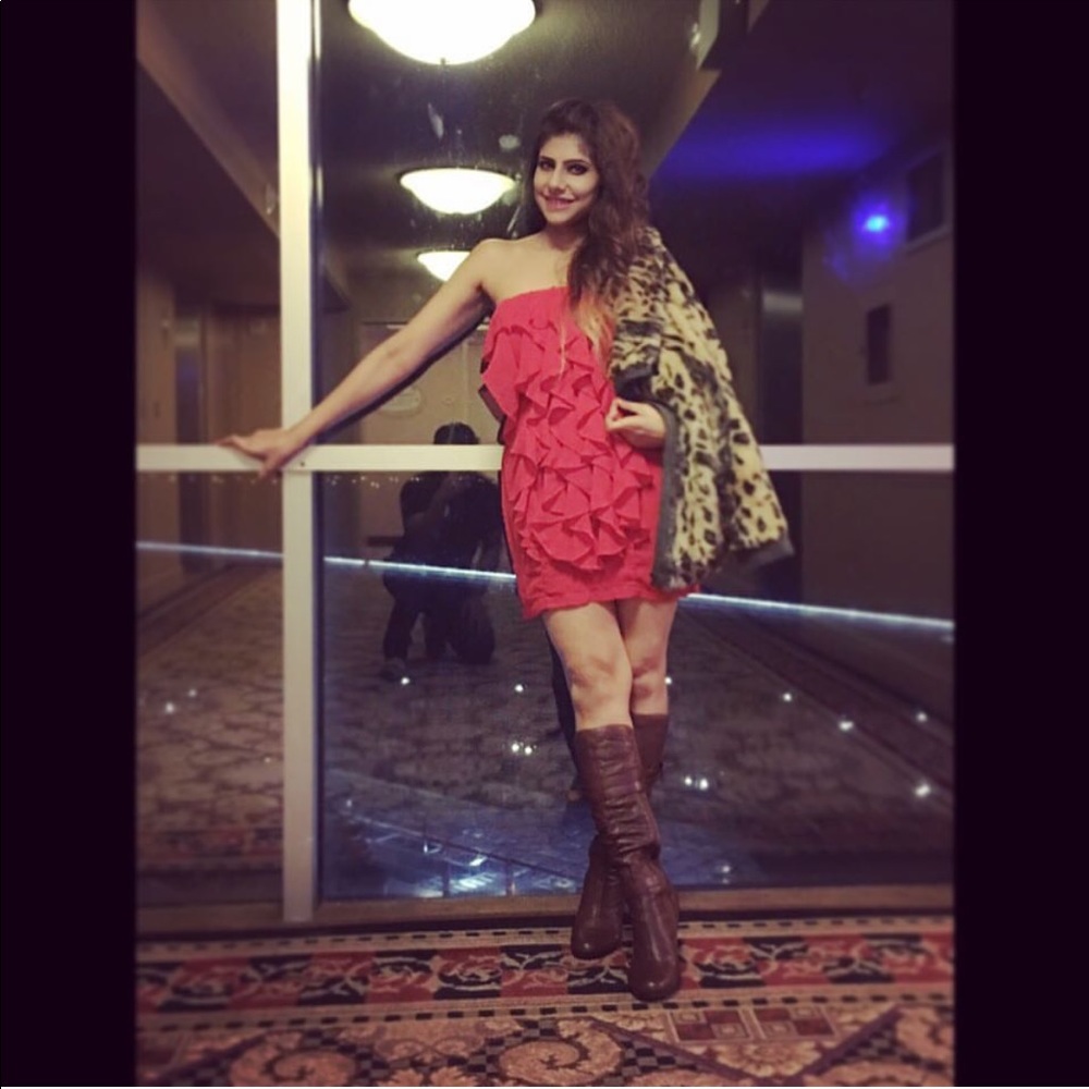 Red dress